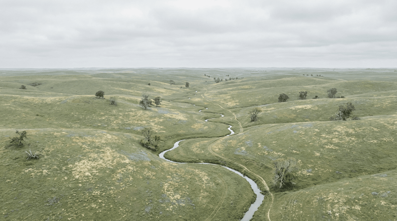 Rolling green hills with soft morning light over Hawke's Bay